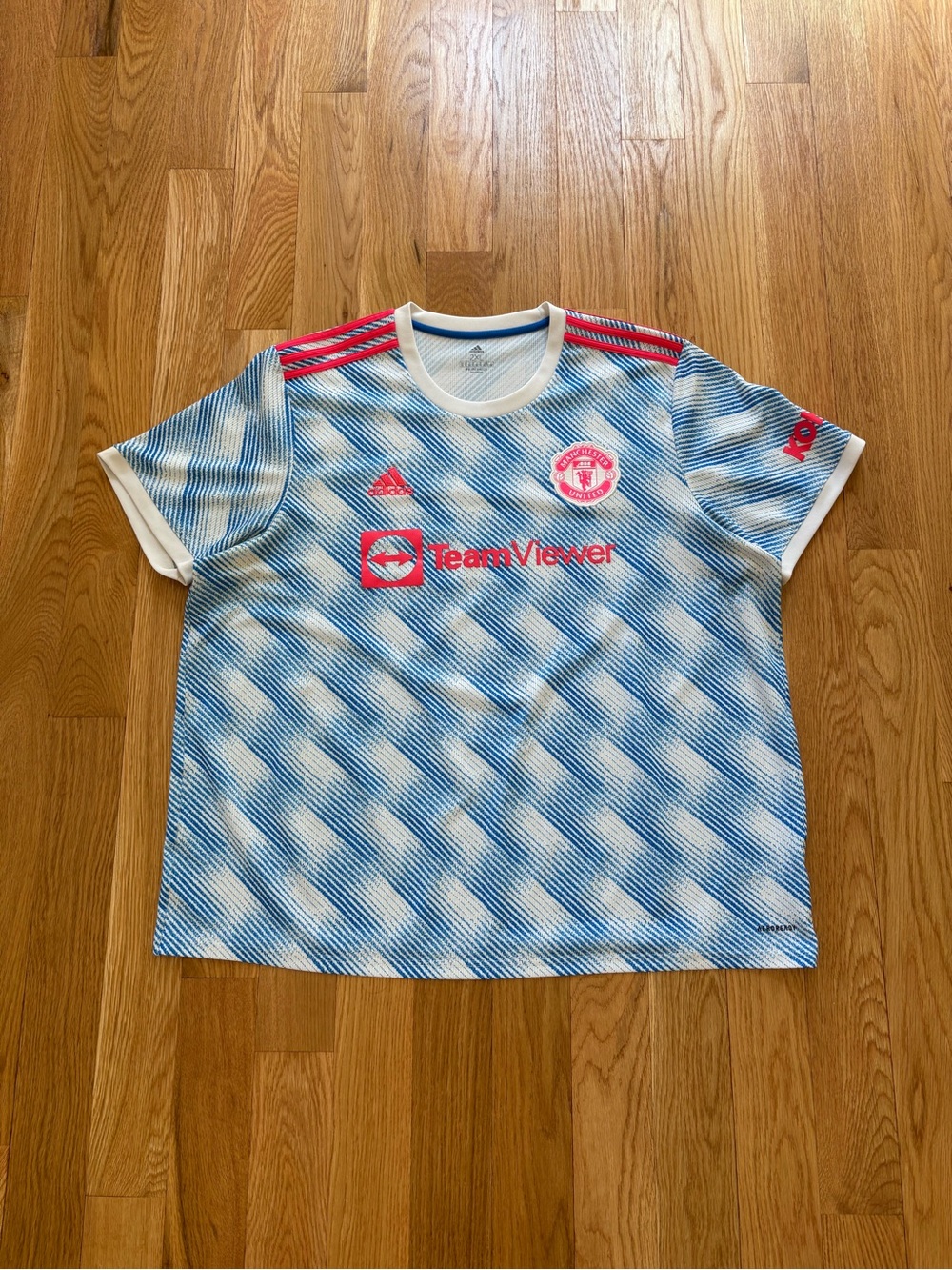 Manchester United Adidas 2021 2022 Away Football Soccer Shirt Jersey Kit Top XXL